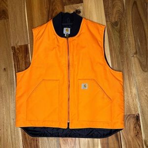 Carhartt Orange Hi-Vis Vest. XL.